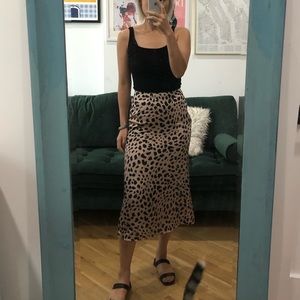 Leopard skirt